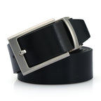 Men's Casual Leather Belt with Pin Holes