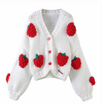 Handmade Embroidery Cardigan Women's Knitwear & Sweaters Unbranded