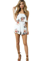 Women's Printed Halter Jumpsuit