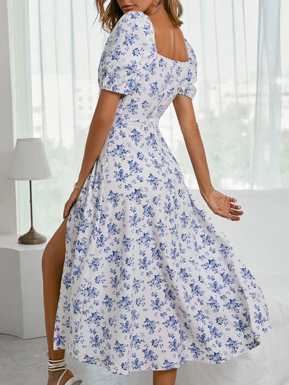 Women's Floral Split Dress