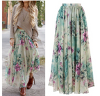 Women's Bohemian Maxi Skirt