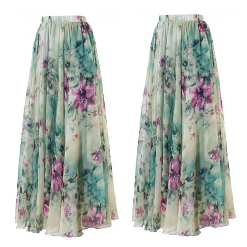 Women's Bohemian Maxi Skirt
