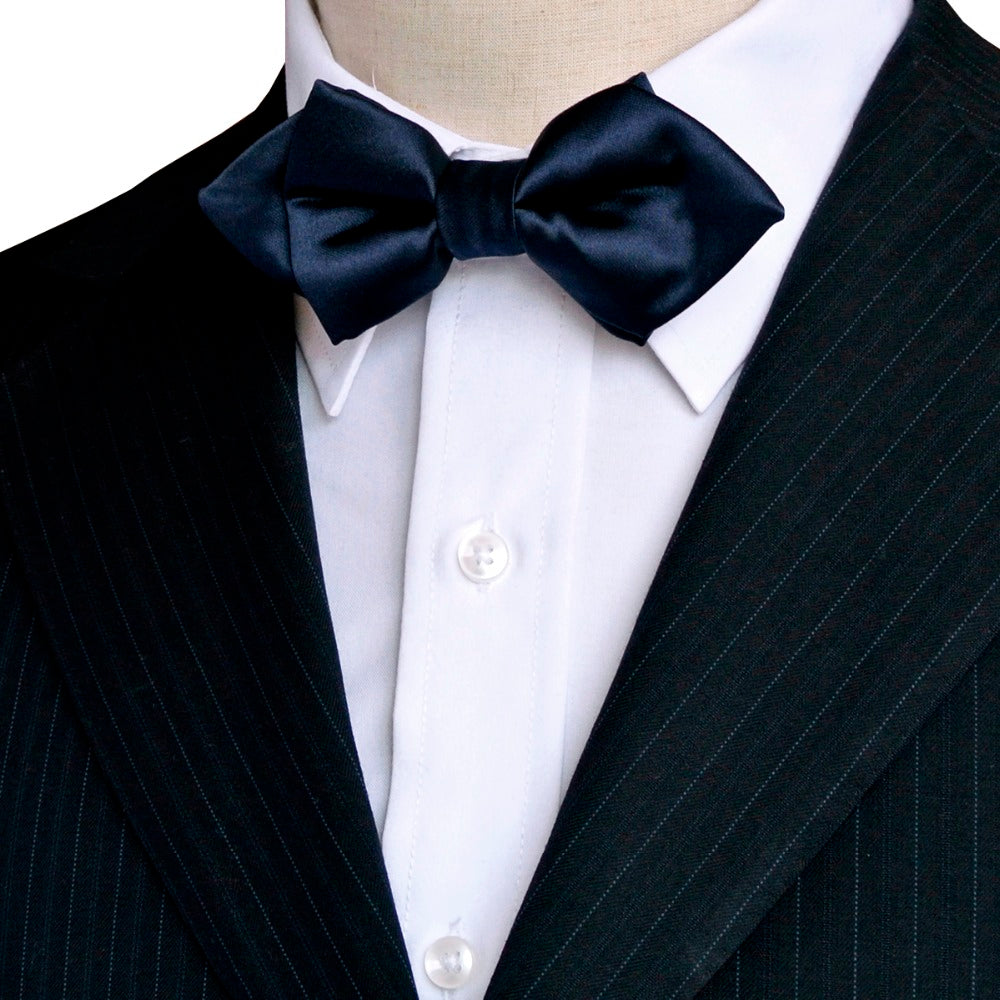 Men's Solid Color Silk Bow Tie