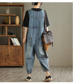 Women's Denim Tank Top Jumpsuit