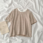 Women's Striped Short Sleeve T Shirt