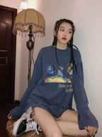 Casual Long Sleeve Harajuku Sweatshirt Unisex