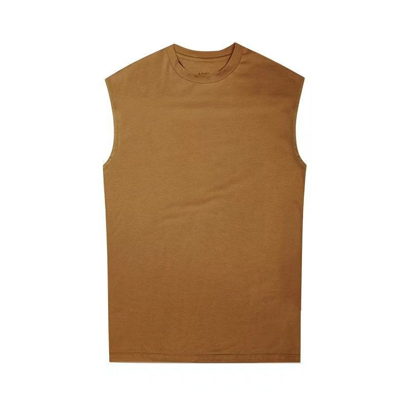 Men's Summer Sleeveless Sports Basketball Training Tank Top Men's Activewear Tops Unbranded