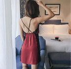 Women's Lace Backless Nightgown With Lingerie Style Women's Lingerie Unbranded