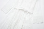 Women's Embroidered White Shirt Skirt Women's Dresses Unbranded