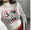 Women's Long Sleeve Printed T Shirt