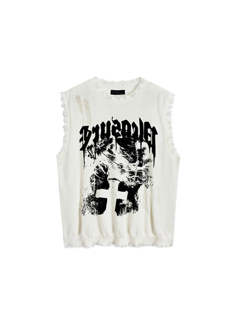 Men's Streetwear Off Shoulder Tank Top