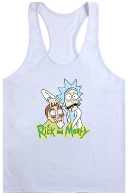 Men's Fitness Tank Top Men's Activewear Tops Unbranded White L