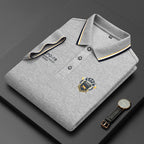 Men's Casual Short Sleeve Embroidered Tops