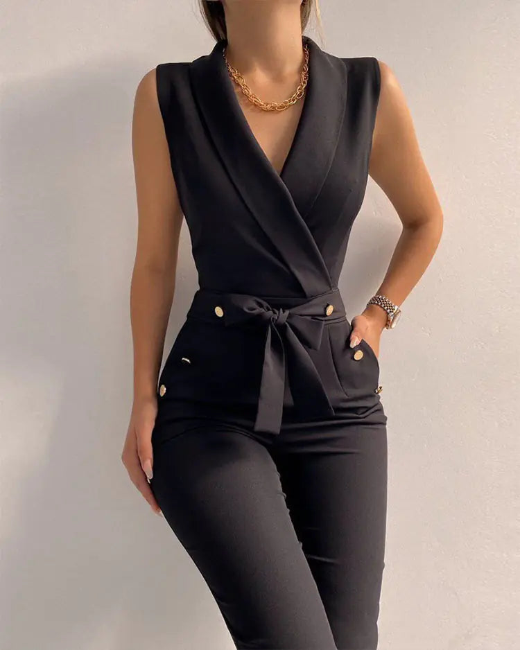 Women's Slim Fitting Jumpsuit Main image