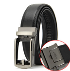 Men's Genuine Leather Automatic Buckle Belt