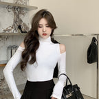 Women's Slim Long Sleeve Turtleneck T Shirt