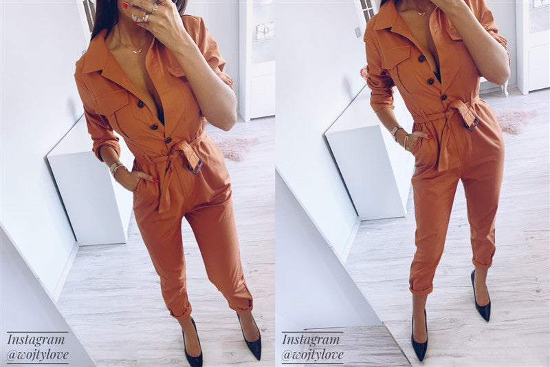 New Cotton Casual Jumpsuit for Women