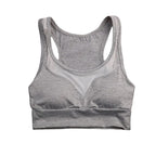 Womens Mesh Patchwork Sports Bra Tank Tops