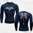 Anime Print Gym Running Compression Quick Dry Tshirt