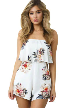 Women's Printed Halter Jumpsuit Main image