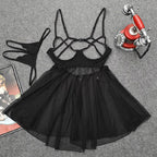 Women's Lingerie Nightdress With Adjustable Straps & Temptation Women's Lingerie Unbranded