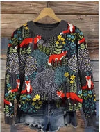 Women's Casual Round Neck Sweater