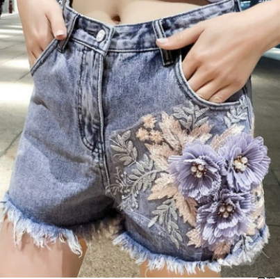 Women's Denim Shorts Secondary image