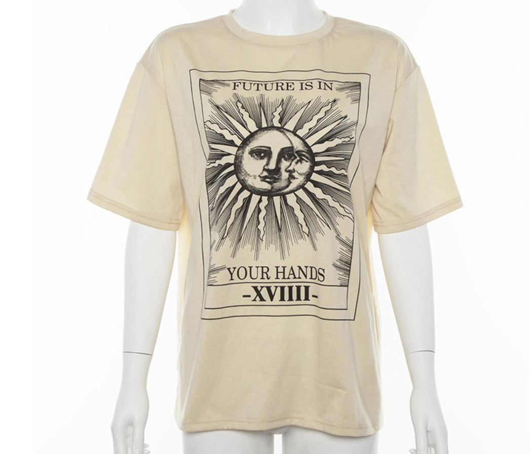 Women's Printed Short Sleeve T Shirt