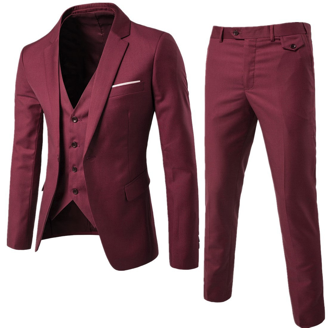 Men's Casual Suit for Business and Wedding Attire