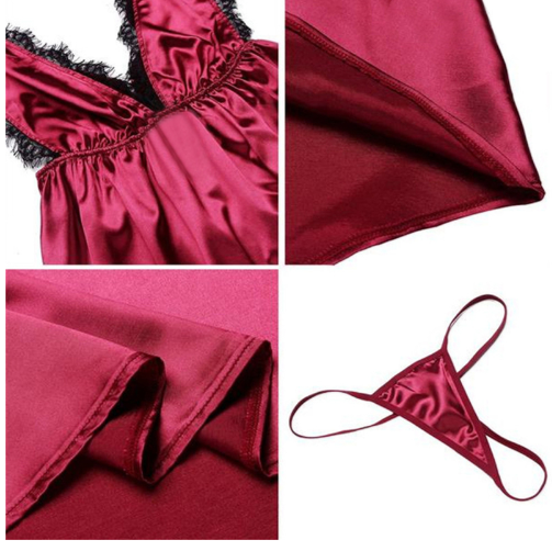 Women's Candy Color Lingerie & Sleepwear