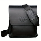 Men's Casual Vertical Leather Crossbody Shoulder Bag