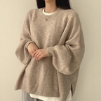 Women's Crew Neck Pullover Sweater Women's Knitwear & Sweaters Unbranded