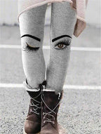 Christmas Leggings Elastic Women