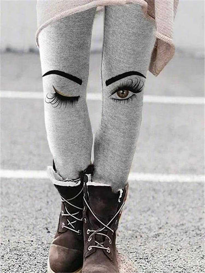 Christmas Leggings Elastic Women