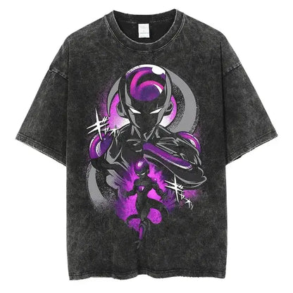 Anime Dragon Ball Washed Oversized Tshirt