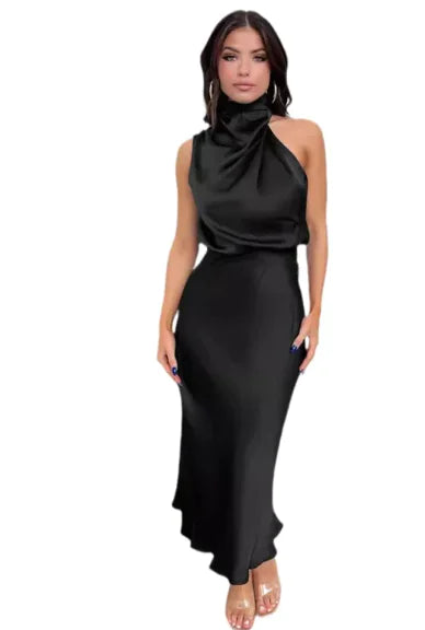 Women's Elegant Satin Dress Main image