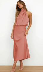 Women's Elegant Satin Dress