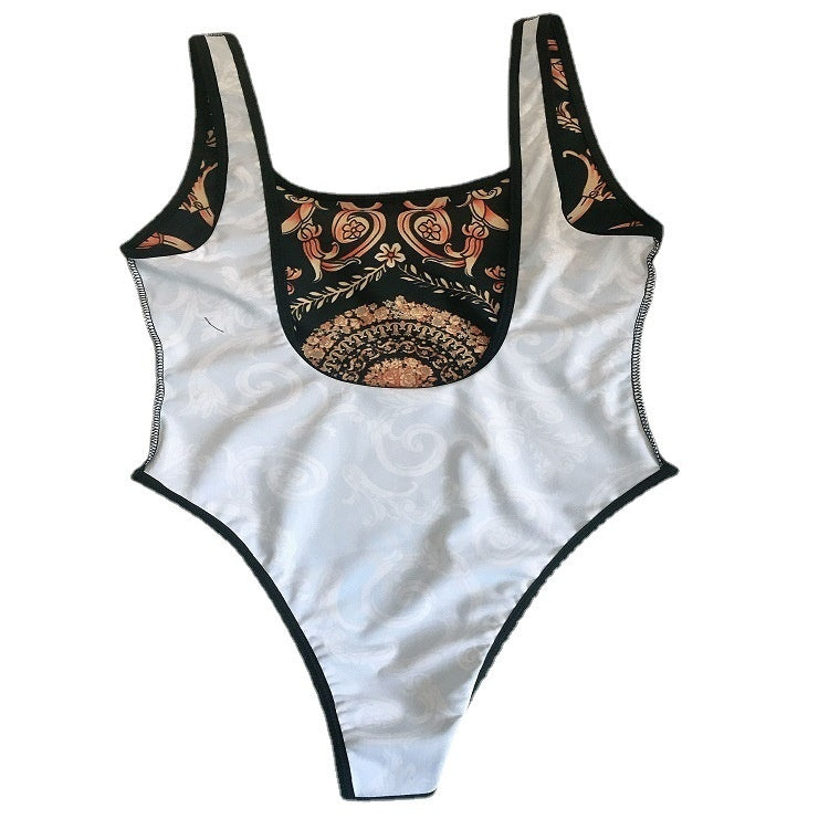 Women's Backless One Piece Bikini Swimsuit