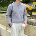 Women's Round Neck Long Sleeve Knit Tops