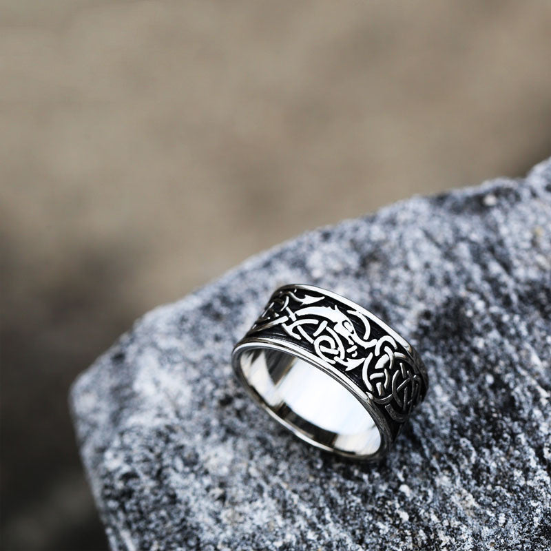 Men's Vintage Stainless Steel Ring