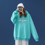 Women's National Tide Couple Autumn Lake Blue Tops