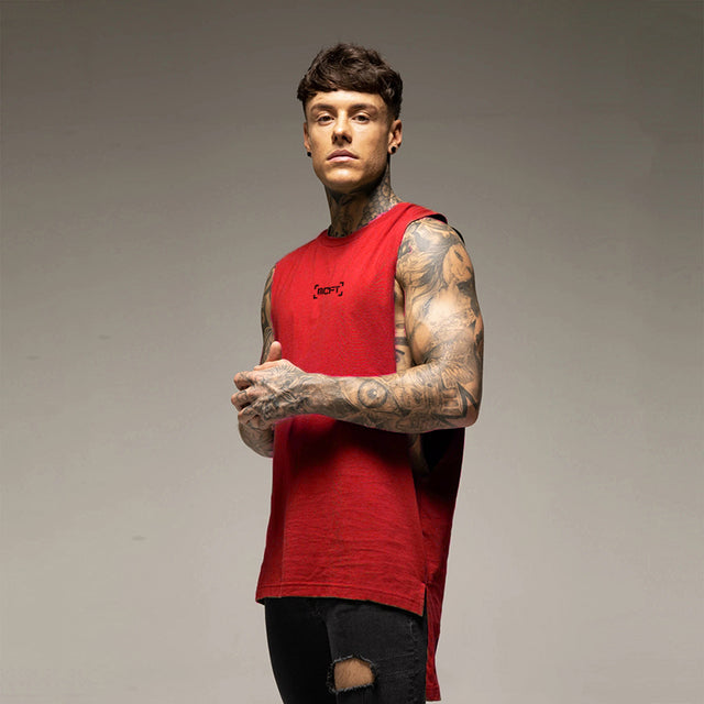 Men's Cotton Hip Hop Bodybuilding Tank Tops