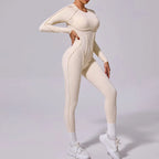 Women's Winter One-piece Sports Yoga Jumpsuit Backless Tight Jumpsuit
