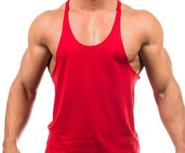 Men's Cotton Fitness Training Tank Top - No Print