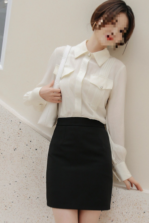 Women's OneStep Hip Short Skirt Suit & Work Skirt Bag