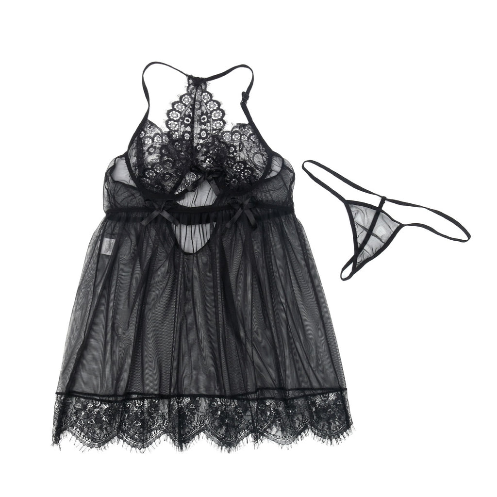 Women's Lace Lingerie Nightgown