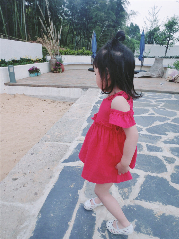 Children's Princess Style Dress Children & Kids Skirts Unbranded Green 110cm