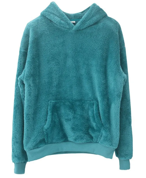 VelvetEase Hoodie Unisex Unisex Hoodie Unbranded Lake Blue XL