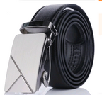 Men's Versatile PU Leather Automatic Buckle Belt