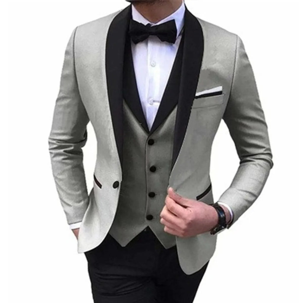 Men's Suit Three Piece Business Suit